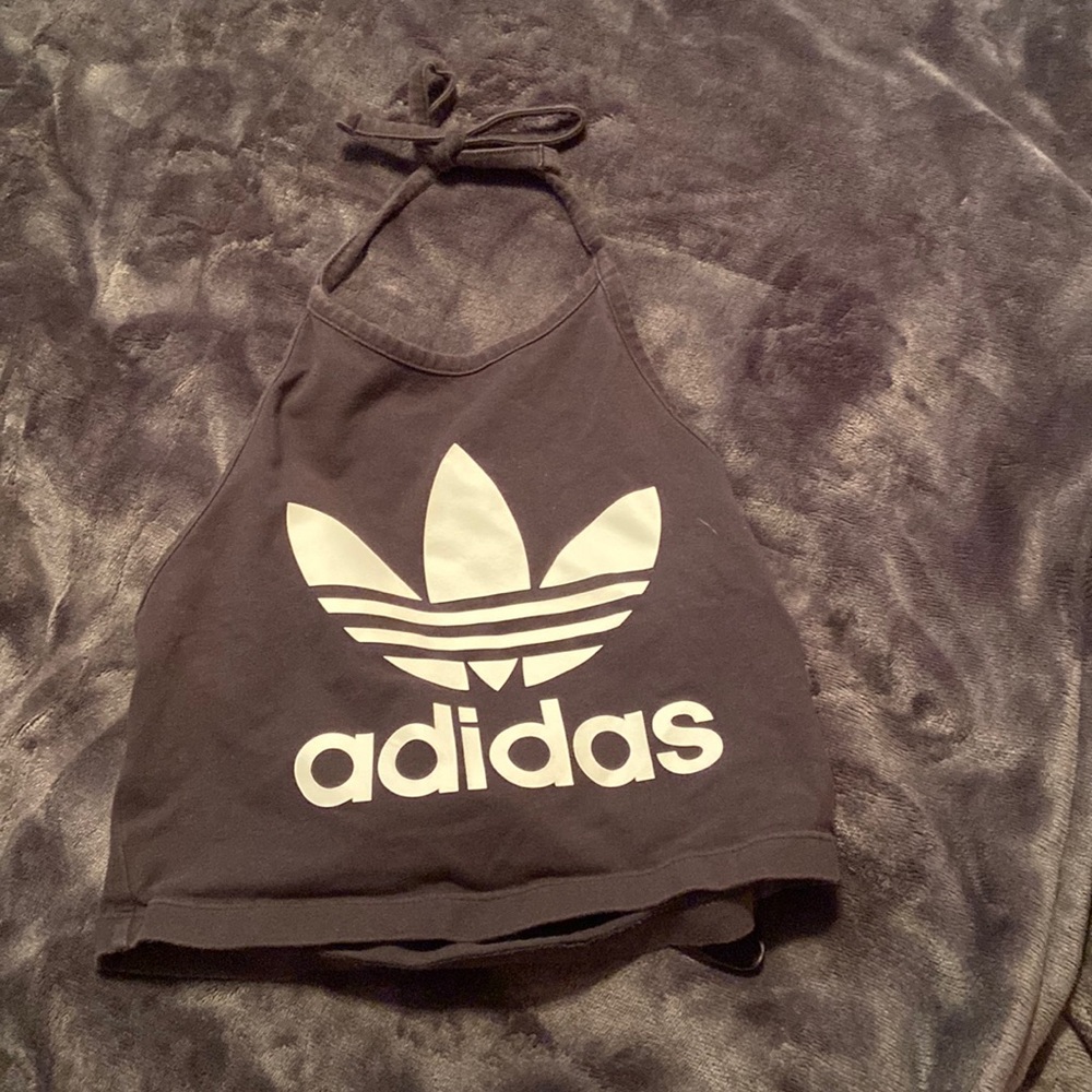 Black Adidas crop top Size: XS